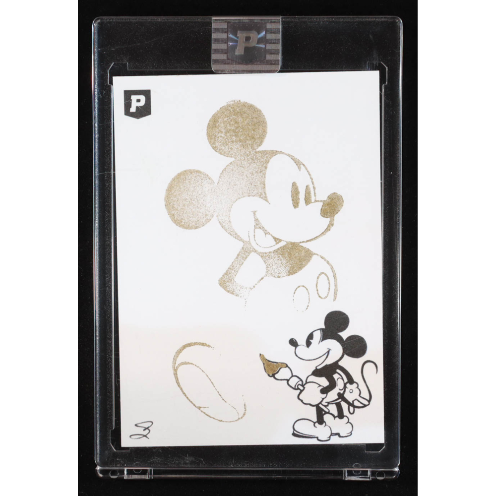 The Muralist Mickey | Disney | Original Art Sketch Card by Scott Cook (1/1 Original Art) at PristineAuction.com