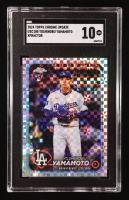 Yoshinobu Yamamoto 2024 Topps Chrome Update X-Fractors #USC108 RC (SGC 10) at PristineAuction.com
