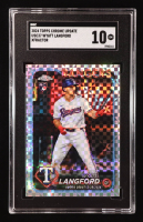 Wyatt Langford 2024 Topps Chrome Update X-Fractors #USC37 RC (SGC 10) at PristineAuction.com