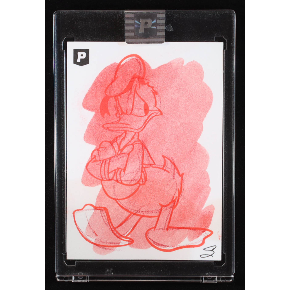 Summer Series "Ketchup" Donald | Disney | Original Art Sketch Card by Scott Cook (1/1 Original Art) at PristineAuction.com