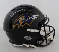 Zay Flowers Signed Ravens Full-Size Speed Helmet (Beckett) at PristineAuction.com