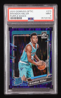 Brandon Miller 2023-24 Donruss Optic Purple Shock #219 RR RC (PSA 9) at PristineAuction.com