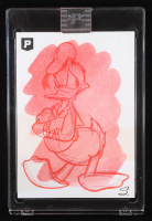 Summer Series "Ketchup" Donald | Disney | Original Art Sketch Card by Scott Cook (1/1 Original Art) at PristineAuction.com