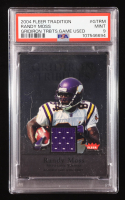 Randy Moss 2004 Fleer Tradition Gridiron Tributes Game Used #GTRM (PSA 9) at PristineAuction.com