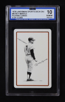 Mickey Mantle 1978 Landsman Playing Card 5 of Clubs #NN (ISA 10) at PristineAuction.com