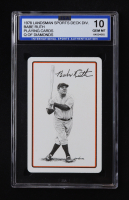 Babe Ruth 1978 Landsman Playing Card Queen of Diamonds #NN (ISA 10) at PristineAuction.com