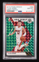 Tyler Herro 2019-20 Panini Mosaic Mosaic Green #280 DEB RC (PSA 10) at PristineAuction.com