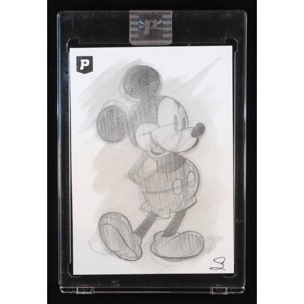 Silver Linings Mickey | Disney | Original Art Sketch Card by Scott Cook (1/1 Original Art) at PristineAuction.com