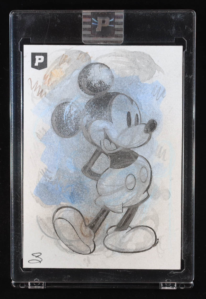Silver Linings Mickey | Disney | Original Art Sketch Card by Scott Cook (1/1 Original Art) at PristineAuction.com Silver Linings Mickey | Disney | Original Art Sketch Card by Scott Cook (1/1 Original Art) at PristineAuction.com
