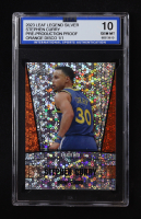 Stephen Curry 2023 Leaf Legend Silver Pre-Production Proof Orange Disco #NNO #1/1 (ISA 10) at PristineAuction.com
