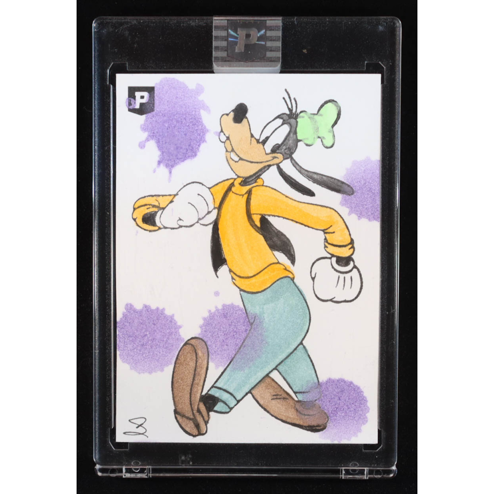 Goofy | Disney | Original Art Sketch Card by Scott Cook (1/1 Original Art) at PristineAuction.com