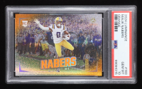Malik Nabers 2024 Panini Luminance Orange #183 RC #01/50 (PSA 10) at PristineAuction.com