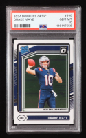 Drake Maye 2024 Donruss Optic #229 RR RC (PSA 10) at PristineAuction.com