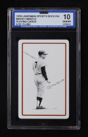 Mickey Mantle 1978 Landsman Playing Card 6 of Clubs #NN (ISA 10) at PristineAuction.com