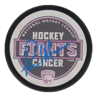 Paul Maurice Signed "Hockey Fights Cancer" Logo Hockey Puck (JSA) at PristineAuction.com