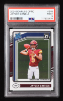 Jayden Daniels 2024 Donruss Optic #248 RR RC (PSA 9) at PristineAuction.com