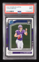 JJ McCarthy 2024 Donruss Optic #235 RR RC (PSA 9) at PristineAuction.com