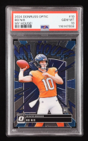 Bo Nix 2024 Donruss Optic My House! #10 RC (PSA 10) at PristineAuction.com