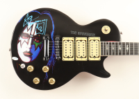 Ace Frehley Signed "KISS" Custom 39" Electric Guitar with Hand-Drawn Sketch (AutographCOA & AutographProsCOA) at PristineAuction.com