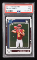Jayden Daniels 2024 Donruss Optic #248 RR RC (PSA 9) at PristineAuction.com