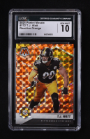 TJ Watt 2021 Mosaic Mosaic Reactive Orange #172 (CGC 10) at PristineAuction.com