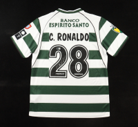 Cristiano Ronaldo Signed Sporting Lisbon Reebok Authentic Jersey (Beckett) at PristineAuction.com