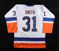 Billy Smith Signed Jersey Inscribed "HOF 93" (JSA) at PristineAuction.com