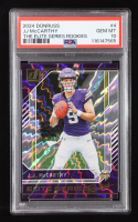 JJ McCarthy 2024 Donruss The Elite Series Rookies #4 RC (PSA 10) at PristineAuction.com