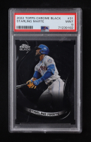 Starling Marte 2022 Topps Chrome Black #31 (PSA 9) at PristineAuction.com