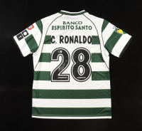 Cristiano Ronaldo Signed Sporting Lisbon Reebok Authentic Jersey (Beckett) at PristineAuction.com