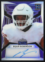 Bijan Robinson 2023 Leaf Metal Portrait Autographs Purple #PABR1 RC #4/5 at PristineAuction.com