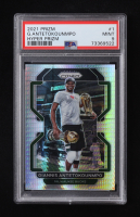 Giannis Antetokounmpo 2021 Panini Prizm Hyper Prizm #1 (PSA 9) at PristineAuction.com