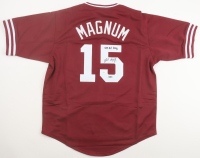 Jake Mangum Signed Jersey Inscribed "SEC Hit King" & "383" (JSA) at PristineAuction.com