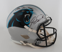 Christian McCaffrey & Sam Darnold Signed Panthers Full-Size Authentic On-Field Helmet (Beckett) at PristineAuction.com