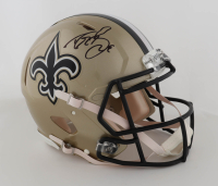 Drew Brees Signed Saints Full-Size Authentic On-Field Helmet (Beckett) at PristineAuction.com