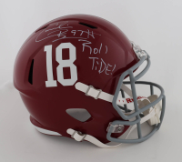 Cornelius Bennett Signed Alabama Crimson Tide Full-Size Speed Helmet Inscribed "Roll Tide!" (JSA) at PristineAuction.com