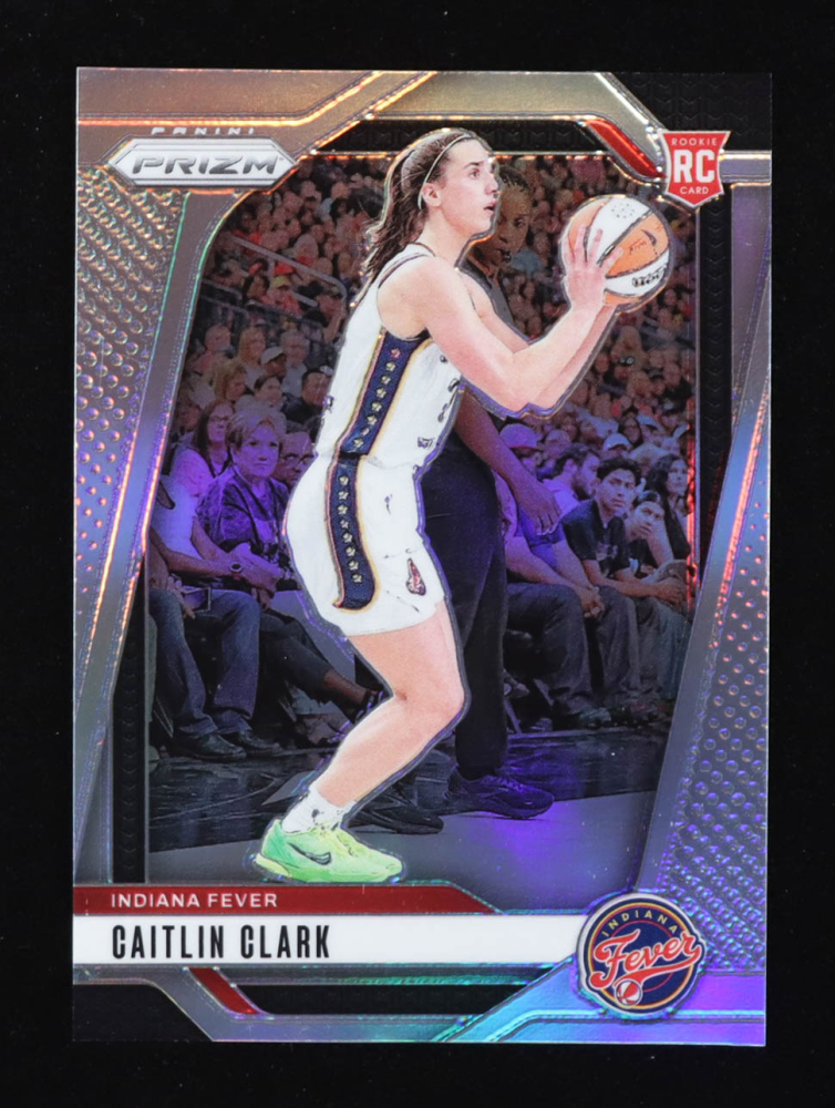 Caitlin Clark 2024 Panini Prizm WNBA Prizms Silver #22 RC