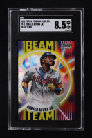 Ronald Acuna Jr. 2022 Topps Chrome Stadium Club Beam Team #1 (SGC 8.5) at PristineAuction.com