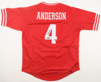 Max Anderson Signed Jersey Inscribed "Big FOTY" (JSA) at PristineAuction.com