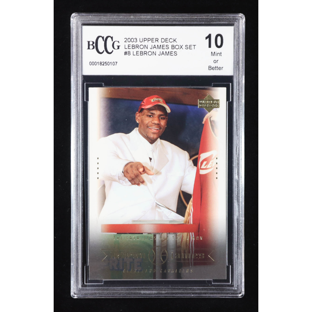 LeBron James 2003 Upper Deck LeBron James Box Set #8 RC / The Cavs Get Their Man (BCCG 10) at PristineAuction.com
