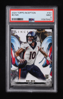 Bo Nix 2024 Topps Inception #161 RC (PSA 9) at PristineAuction.com