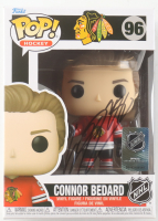Connor Bedard Signed Blackhawks #96 Funko Pop! Vinyl Figure (JSA) at PristineAuction.com