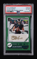 Jalen Hurts 2023 Donruss Signature Marks Green #SMJH #24/25 (PSA 6) at PristineAuction.com