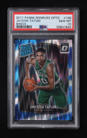 Jayson Tatum 2017 Donruss Optic Shock RR #198 (PSA 10) at PristineAuction.com