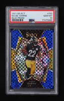 Najee Harris 2021 Select Blue Prizm #153 RC #53/149 (PSA 10) at PristineAuction.com