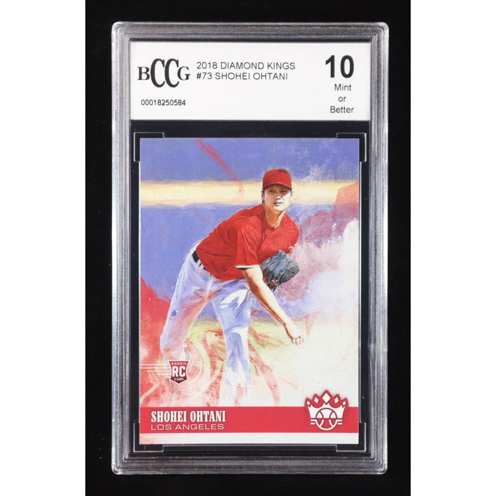Shohei Ohtani 2018 Diamond Kings #73 RC (BCCG 10) at PristineAuction.com