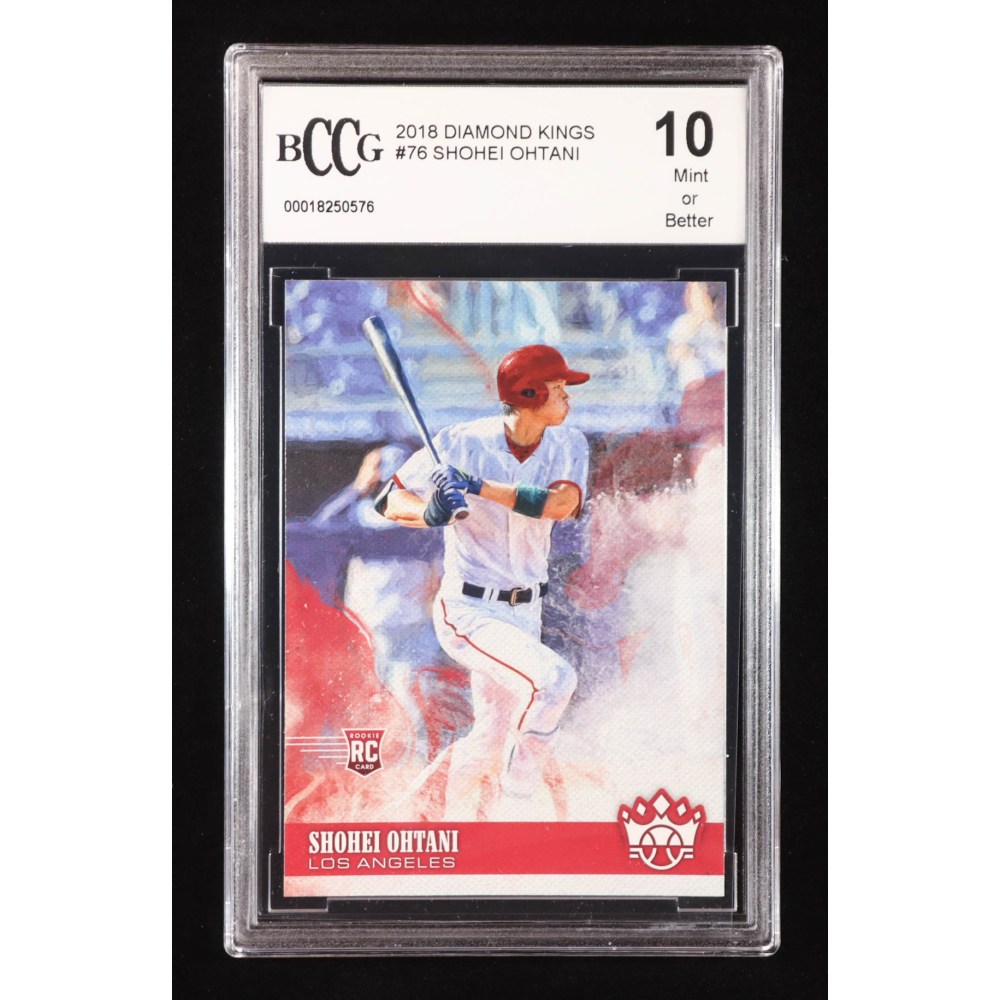 Shohei Ohtani 2018 Diamond Kings #76 RC (BCCG 10) at PristineAuction.com