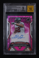 Graham Barton 2024 Topps Resurgence Resurgence Rookie Signatures Pink Static #RRSGB RC #2/10 (BGS 9 | Auto 10) at PristineAuction.com