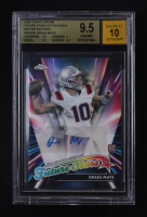Drake Maye 2024 Topps Chrome Future Stars Autographs Red Refractors #FSADM RC (BGS 9.5 | Auto 10) at PristineAuction.com