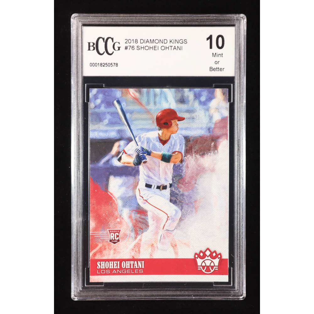Shohei Ohtani 2018 Diamond Kings #76 RC (BCCG 10) at PristineAuction.com